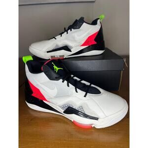 Air Jordan Zoom '92 White Flash Crimson CK9184-100 Basketball Shoe Sneakers
